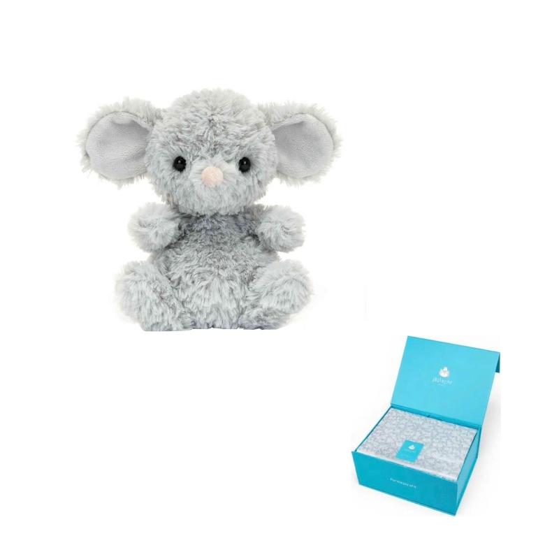 

JELLYCAT Солодкий стиль Маленька мишка Тваринні ляльки Плюшева лялька Висота 15 см У сидячому положенні 2025 New Arrival Box сірий колір