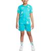 Nike T-Shirt Ss25 Comfortable Sports Casual Crew Neck Short Sleeve Kids tops Blue HQ9292-345