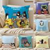 Cute PPinguS Cushion Cover Pillowcase Antidustmite living Room Sofa Decor Cushion Room