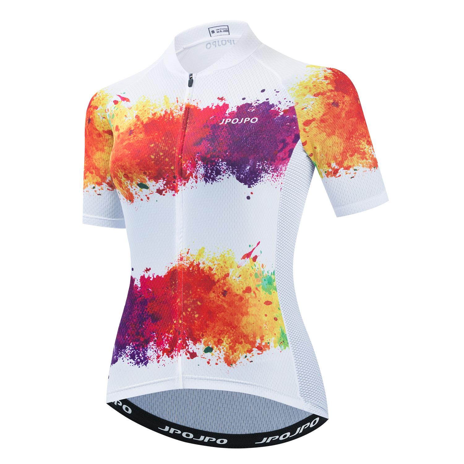 Summer Unisex Cycling Jersey Full Sleeve Anti-UV Quick Dry Breathable MTB Cycling Wear Customized Bike Shirt S