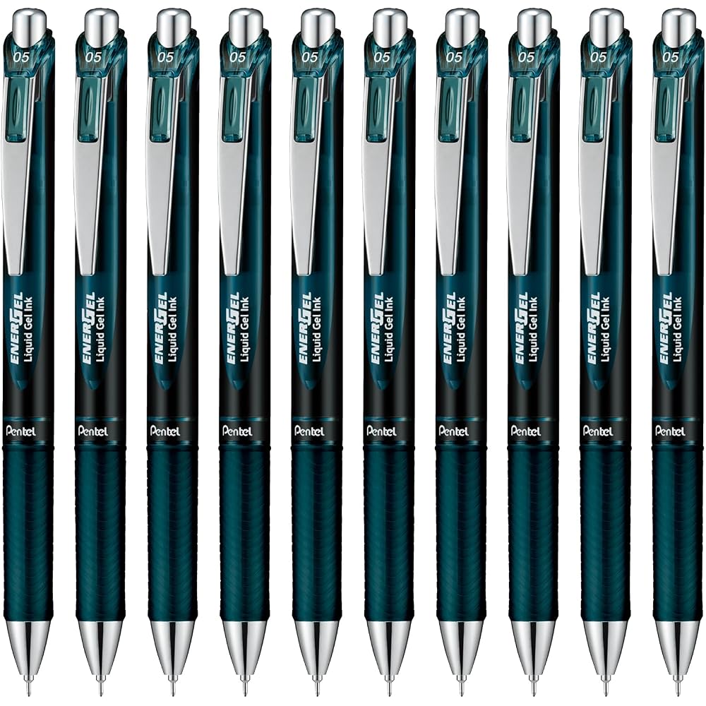 Pentel Ballpoint Gel Ink Gel Knock Type 0.5mm 0 BLN75A2-SA Indigo Black 10pcs