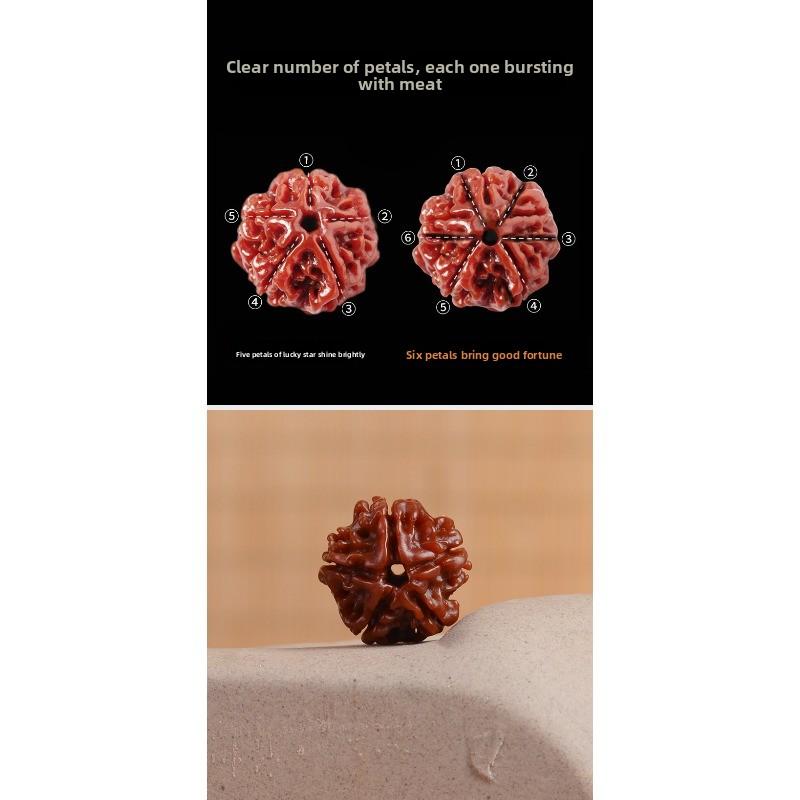 Nepal machine-brushed toad back rudraksha buddha beads bracelet men bracelet