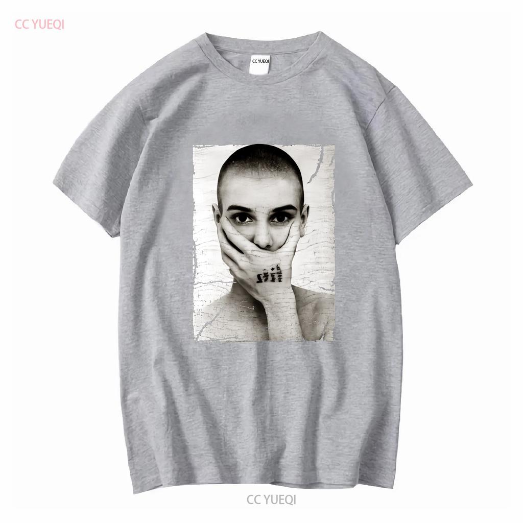 VTG Sinead O Connor smoking T shirt Short sleeve All sizes Te57379875 vintage Washed Slightly Top For Everyday Wear Casual Soft