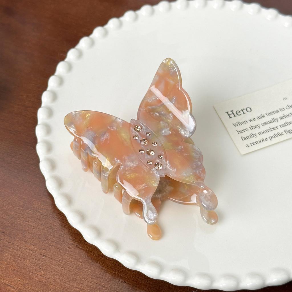 Stylish Fashionable And Rhinestone Butterfly Hair Clip Perfect For Use Everyday