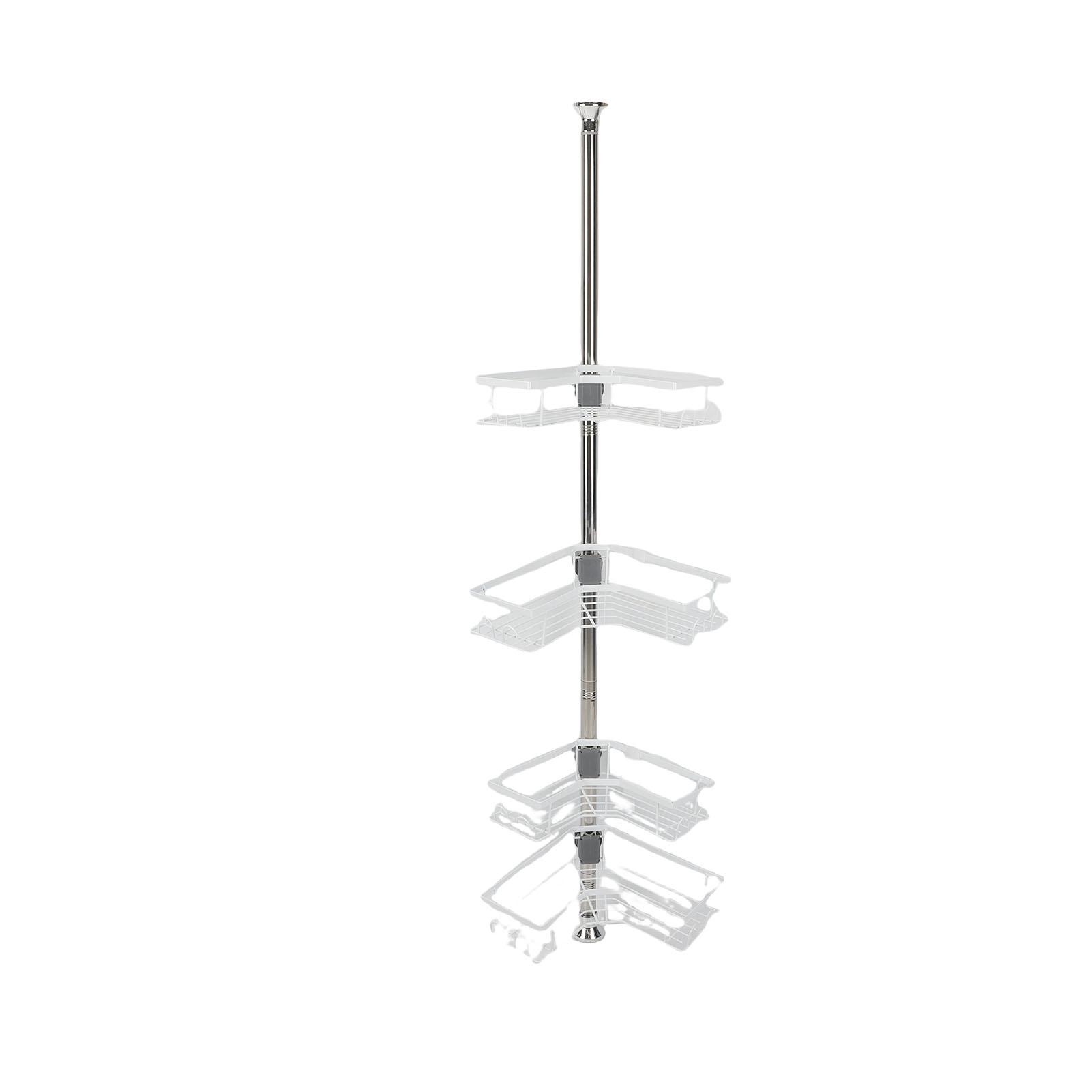 4 Tier Shower Caddy Corner Shelf