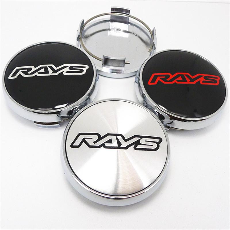 4pcs 65mm for Rays TE37 Wheel Center Cap Hub Cover Replacement Dust proof Rims Hubs Hubcaps Car Styling Accessories