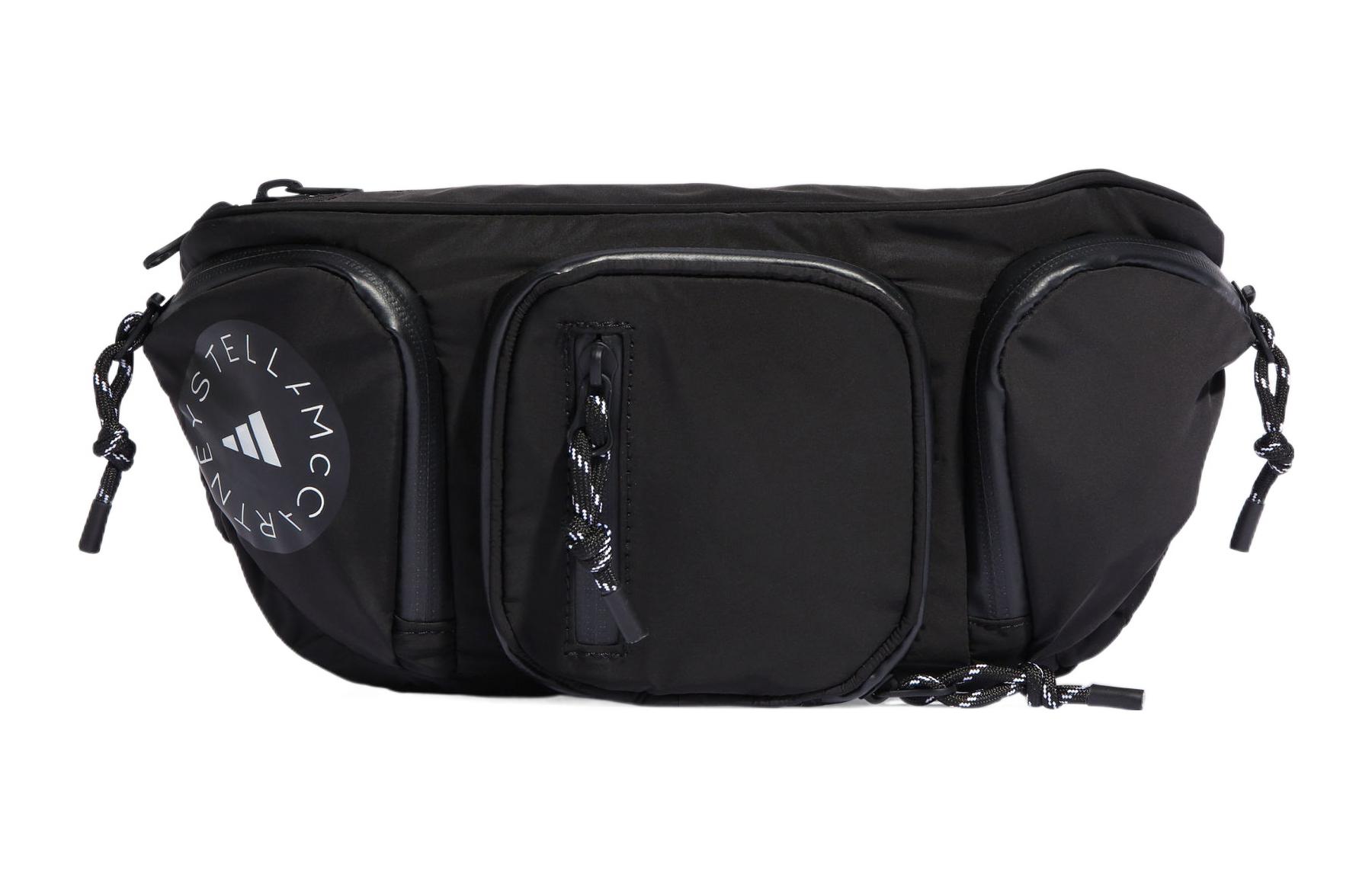Adidas Stella McCartney Collaboration Athleisure Polyester One Shoulder Crossbody Fanny Pack Regular Women s HS3383