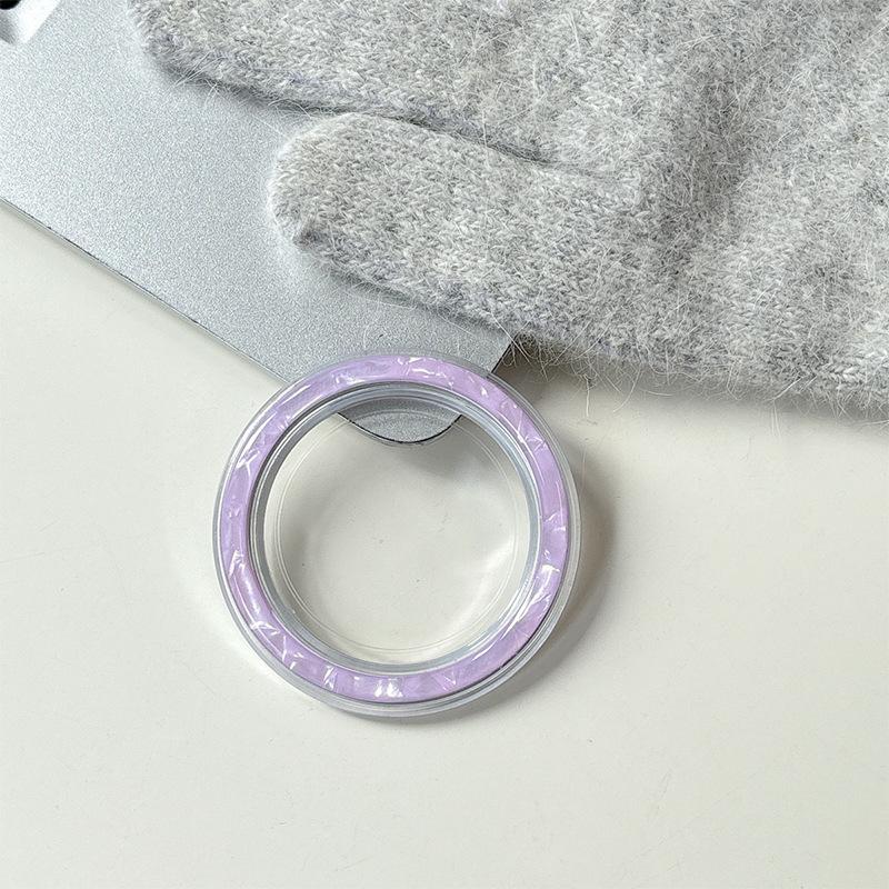 Wind Magnetic Desktop Phone Airbag Bracket Transparent Chassis Base Diy Accessories Simple Girl Decoration