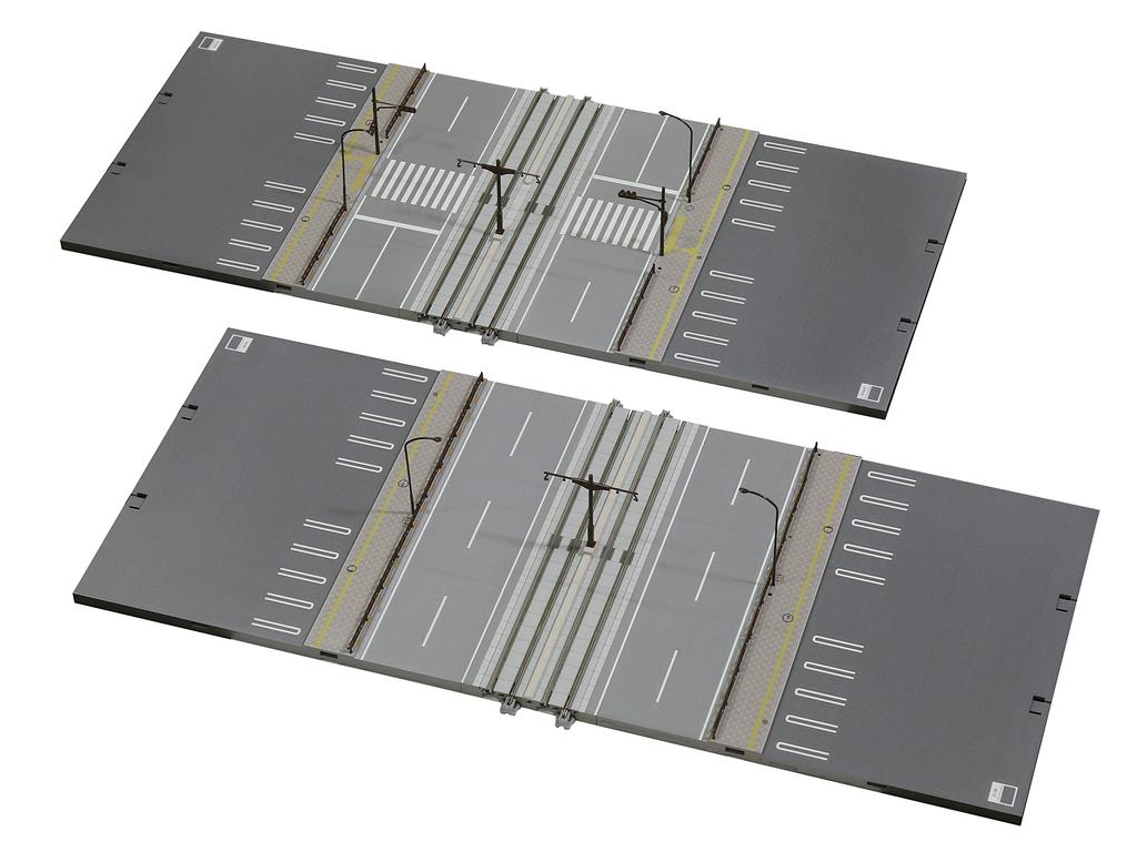 KATO Ecartament N TV3 Unitram Set Extensie Liniară 40-813 Set Model Feroviar