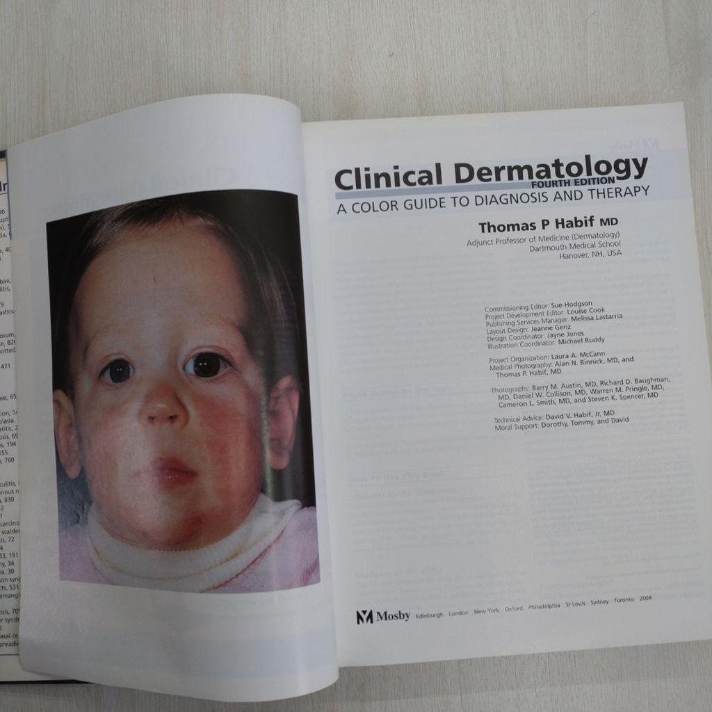 [USED] CLINICAL DERMATOLOGY HABIF Mosby Medical Materials
