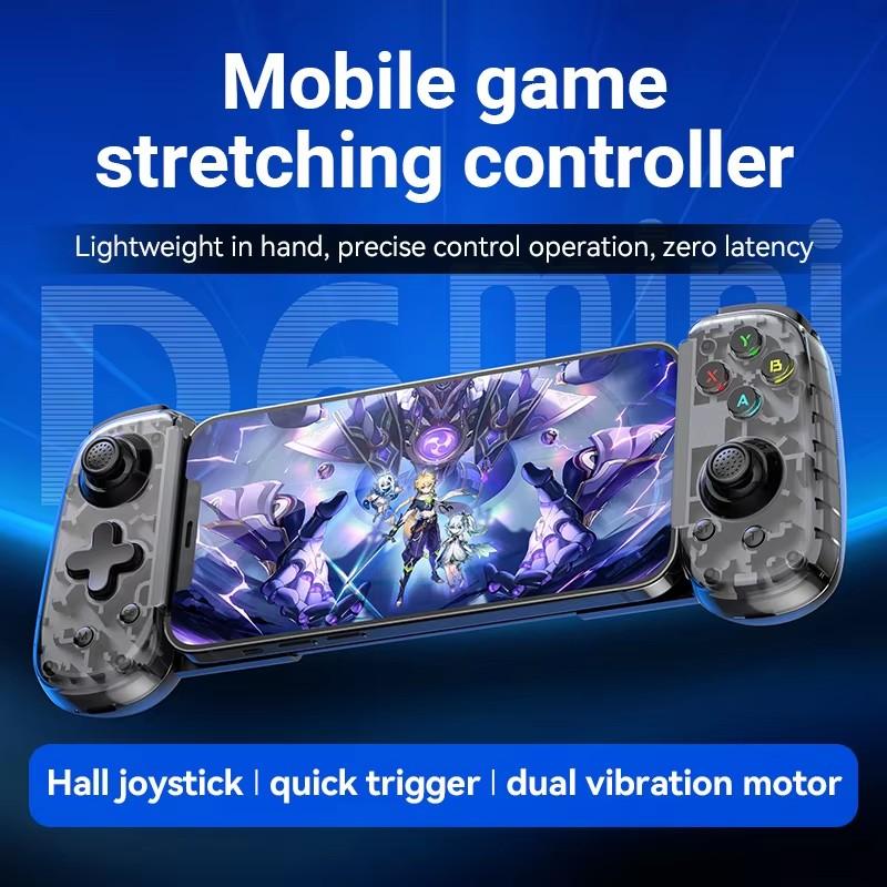 Wireless Gaming Stretching Controller for Switch/PC/Android/iOS Hall Joysticks Foldable Type-C Interface Gamepad NEW
