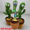 Charming Electronic Shake Body Dancing Cactus Plush Toy With Learning Speaking Feature