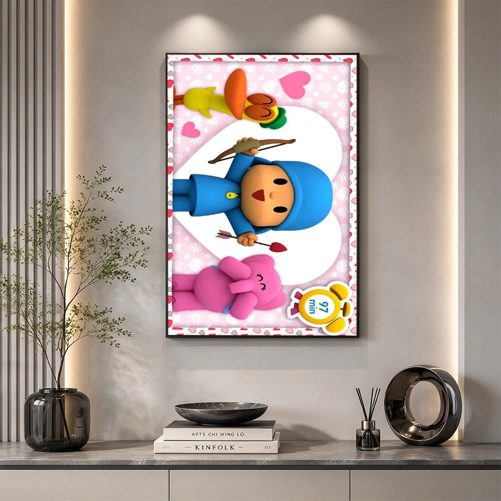 Pocoyo 5D Diamond Painting Round Diamond Rhinestones Mosaic Diamond Embroidery Wall Paintings Rhinestones Gift Frameless