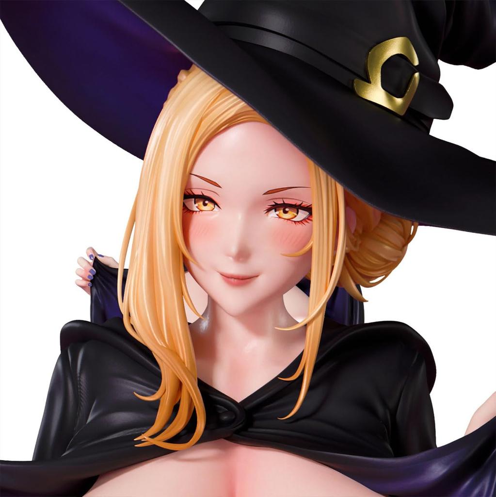 Nikkan Girl Exhibitionist Witch Roar 1/4 Scale Painted Complete Figure