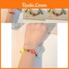 Color Unique Pastel Ceramic Beaded Bracelet With Star Designs Women For