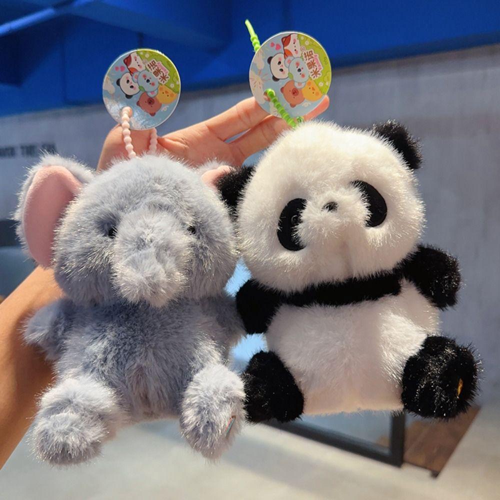 Elephant Cartoon Animal Keychain Cartoon Animal Car Key Ring Bag Hanging Pendant  Hanging Ornaments