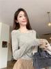 Sweet Hanging Neck Fake Two Pieces Tops Women Korean Chic Bottoming Slim T-Shirt Harajuku Fashion Casual Clothes Autumn 2024 New