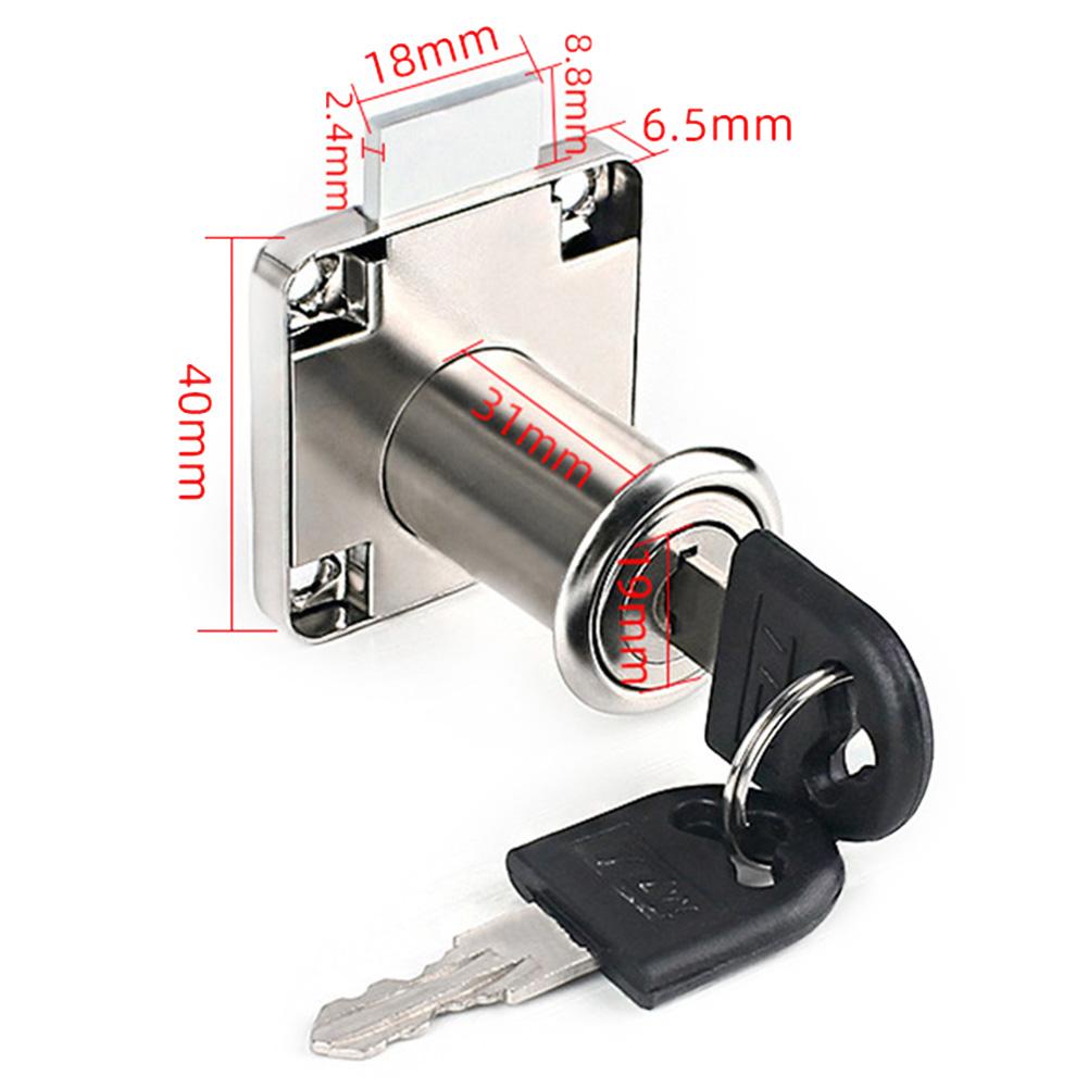 Zámek skříně ze zinkové slitiny Čtvercový vačkový zámek pro 22 / 32 mm
