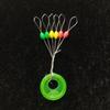 Rubber Stops Line Resistance Fishing Float Oval Floating Stopper Rubber Space Beans Fishing Bobber
