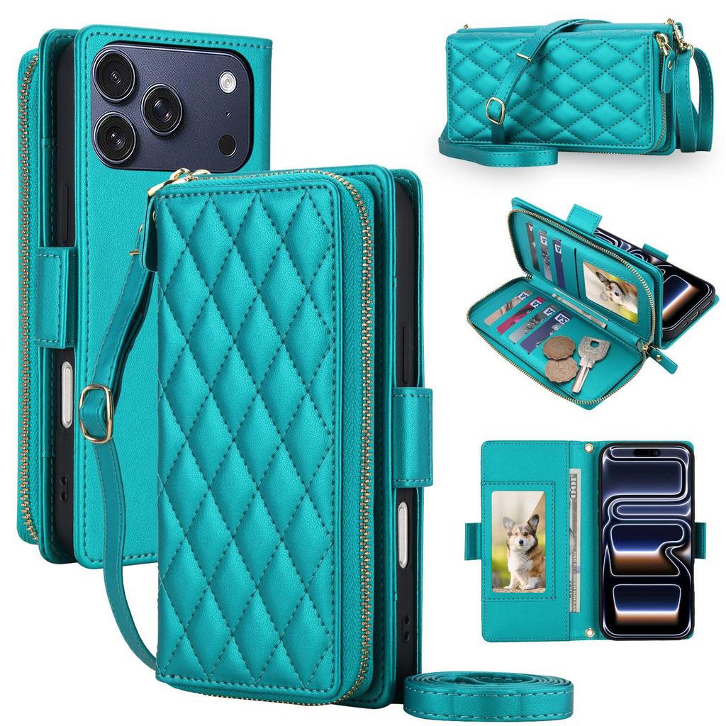 Pixel 10 Pro XL Luxury Crossbody Quilted Wallet Case for Pixel 10A