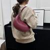 New Women's Shoulder Bag Portable Oblique Half-moon Bag