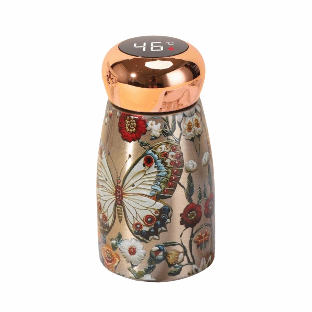 Chinese Style Insulated Water Cup Mushroom Shaped Mini Thermos Cup  Office Use