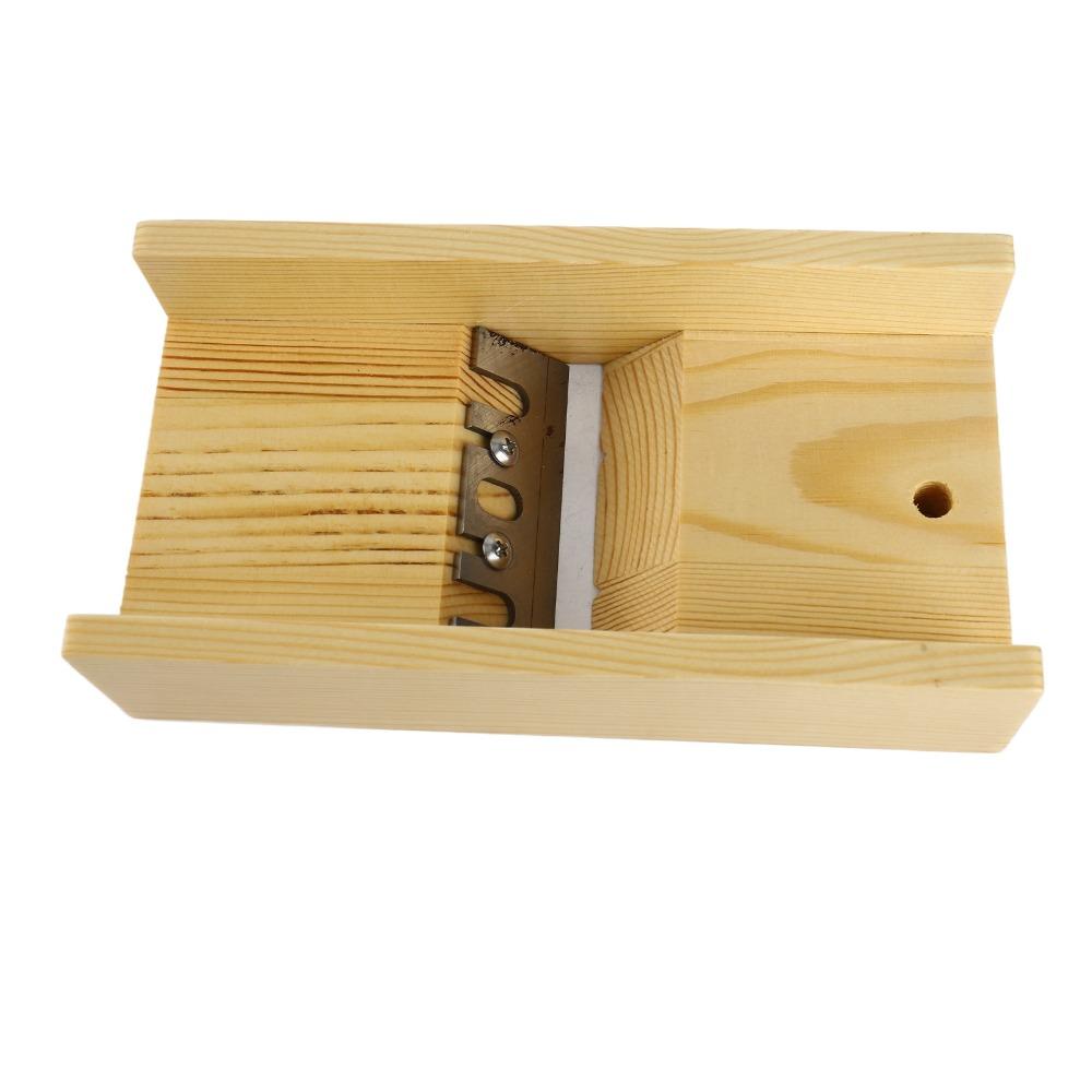 Solid Wood Soap Beveler Adjustable Blade Stainless Steel Soap Planer Polished Surface Smooth Trimming Soap Loaf Trimmer
