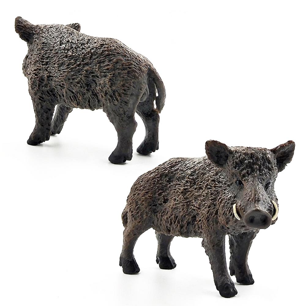 2.8inch Wild Life Wild Boar Toy Figurine PVC Figures 14783 NEW For Home Decoration