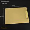 Nordic Gold Stainless Steel File Clip Menu Document Folder Writing Board