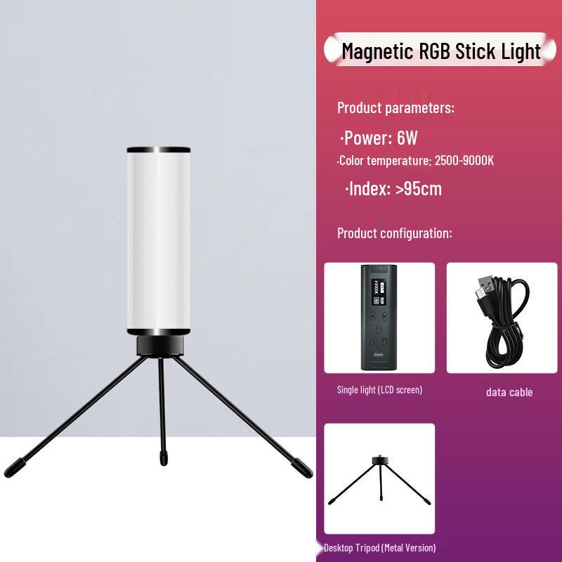 Tragbarer RGB LED Fülllichtstab für Fotografie