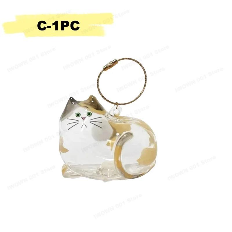 Katzenhaar Aufbewahrungsbox Hängender Katzen Schlüsselanhänger Anhänger Rucksack Katzen Tasche Hängende Deko Haustierhaar Aufbewahrung Niedlicher Schlüsselanhänger Haustier Souvenirs