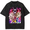 Summer Dragon Ball Vintage T-Shirt Heavyweight Washed Oversized Unisex Anime Vegeta & SSJ4 Goku Graphic Retro