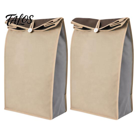 Flexible Pantry Storage Solutions Self Sealing Potato Bag, Breathable Non-woven Roll Top Closures Foldable Produce Bags Organizer, Reusable