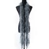 2 Meters/Bag South African Colorful Ostrich Feather Villus Fluff Bar Strip Dyed Pattern Performance Dress Hat Scarf
