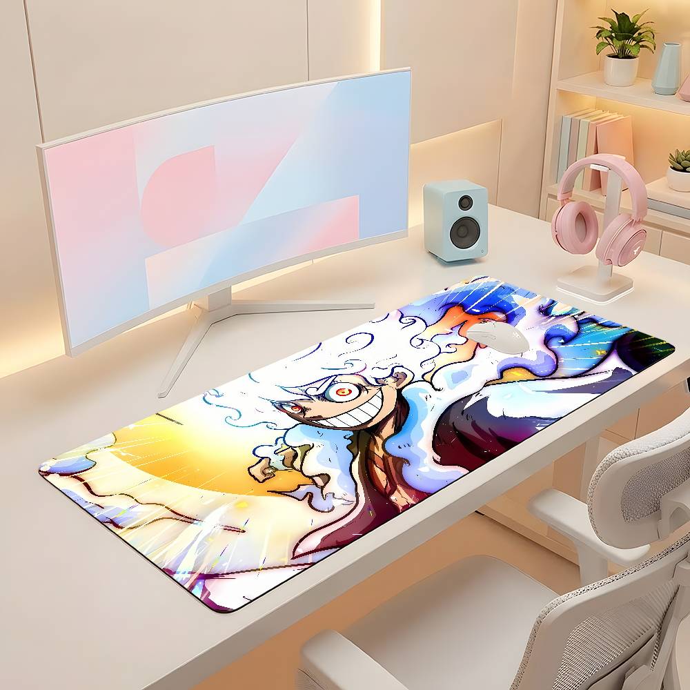 One Piece Franky Cyborg Anime Gaming Mouse Pad Large Rubber Keyboard Desk Mat With 2MM Stitched Edge Design