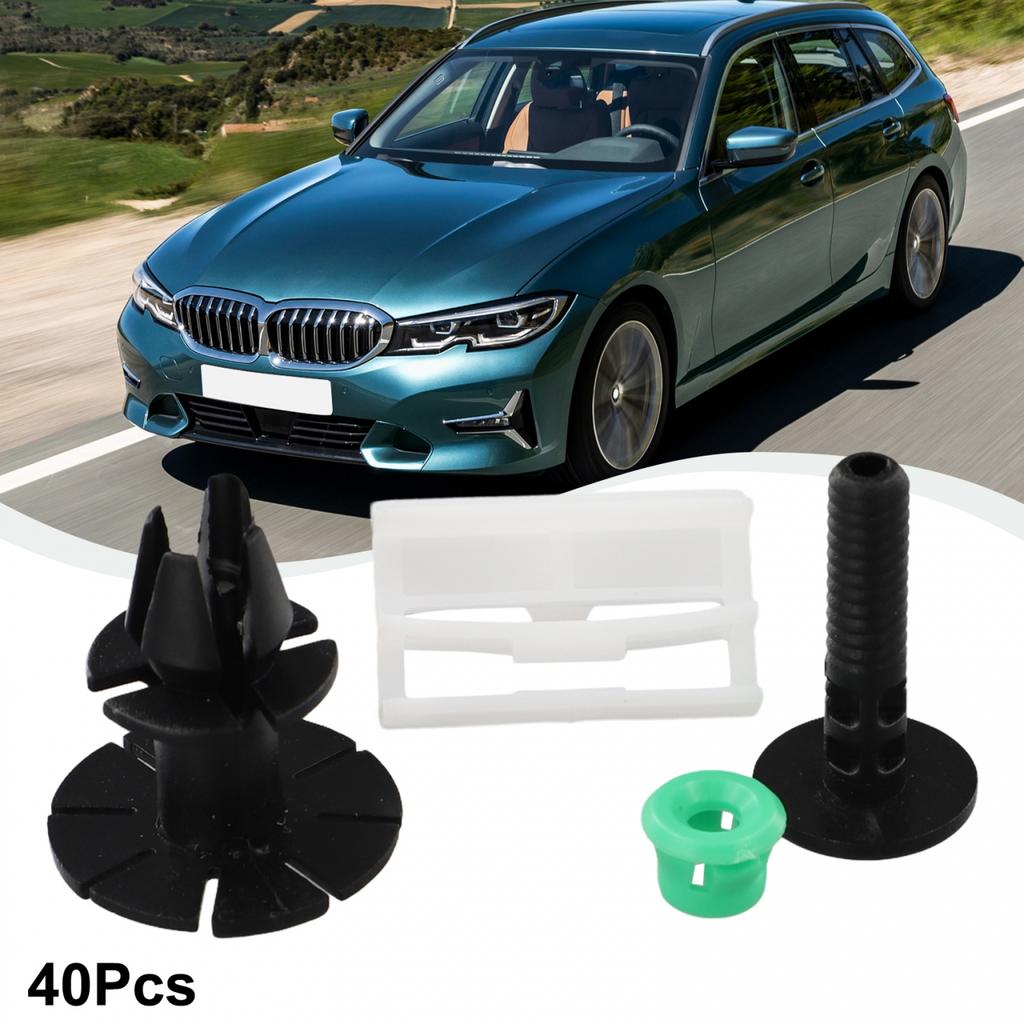 Set Clips Car Accessory Parts FOR BMW 3-Series E90 & E91 Side Skirt High Quality