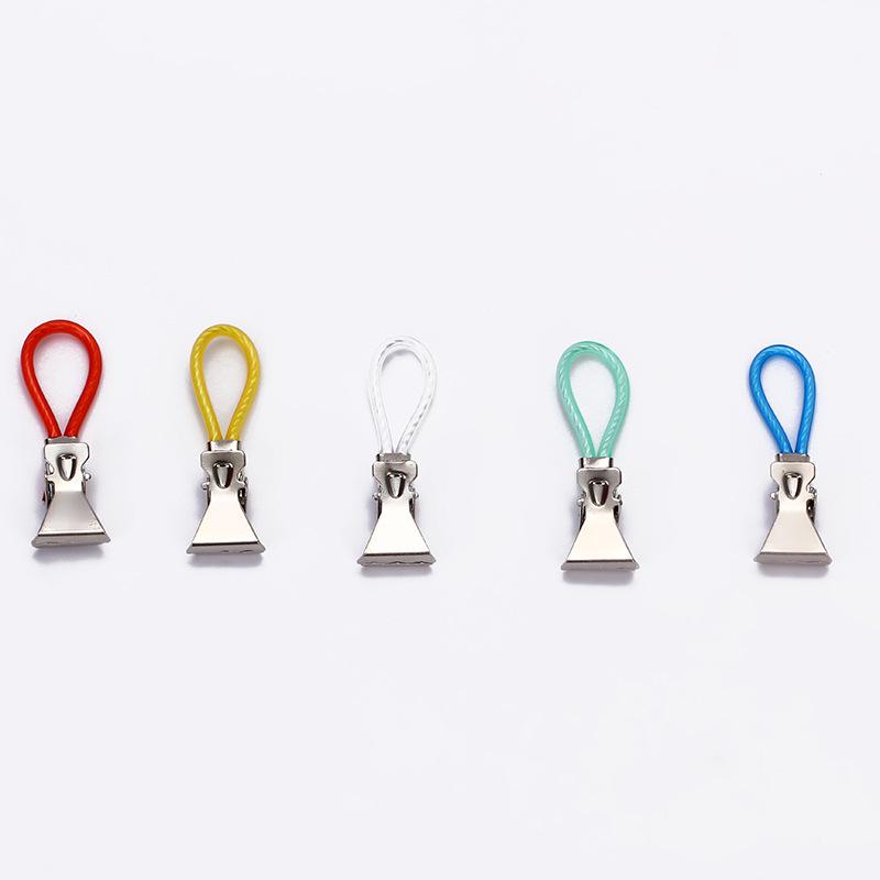 Metal Towel Clip, Towel Clip, Beach Towel Clip, Plastic Colored Rope