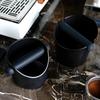 watchget Espresso Knock Box, 4.1-inch ABS Coffee Knock Box with Coffee Grounds Bucket, Shock-Absorbing Design, Removable Non-Slip Base, for