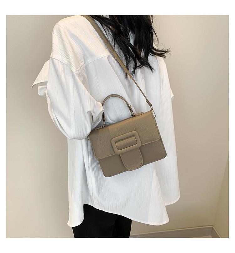 2024 New Personality Casual Fashion Small Square Bag Street Trend Pu Shoulder Crossbody Bag