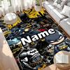 Custom Name Personalized Batman Print Carpet, Versatile Home Decor Rug, for Playroom, Apartment, Balcony, Entryway, Hallway Gift