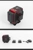 16-Line Green Laser Level with Orange LCD, 360° Precision & High-Brightness Ground Line Detector