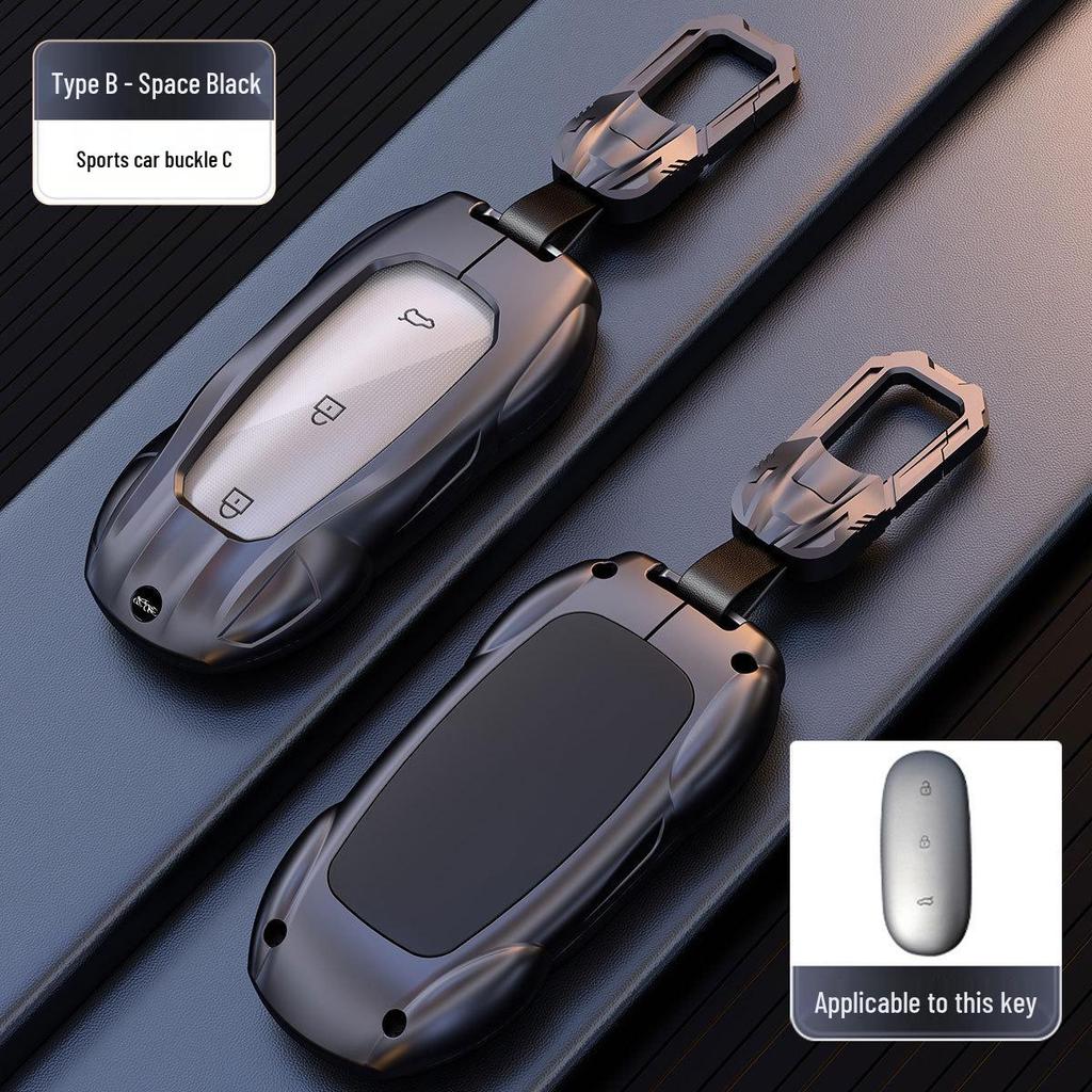 Li Auto L7/L6/L8/L9 Mega Key Protective Cover: High-End Car Key Case with Buckle