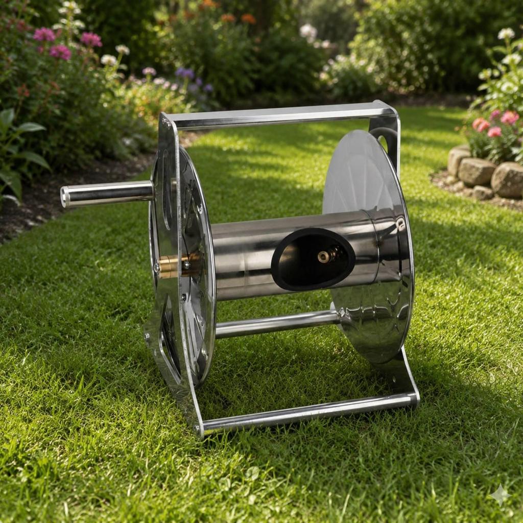 Stainless Steel Hose Reel Carrier Tangletangle-Resistant for Car Wash