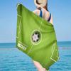 Basketball On Fire And Ice Beach Towel, Super Soft Microfiber, Gift for Her/Him, Birthday, for Pool, Beach, Travel, Home Decor Fan gifts