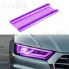 30CM Car Headlight Purple Tint Film PVC Car Headlight Color Changing Film Auto Lamp Anti-scratch Protective Light Sticker