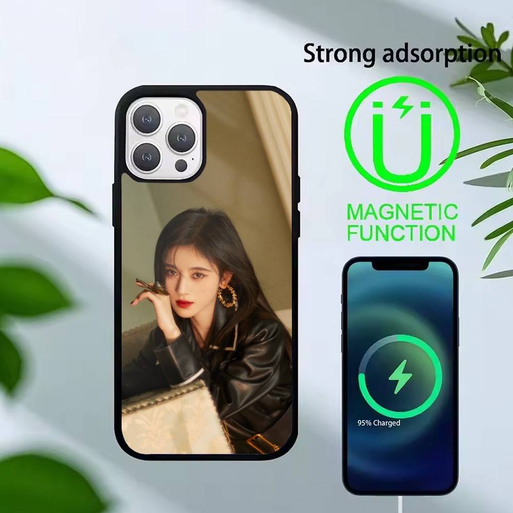 Ju Jingyi Y- Kiku Phone Case For iPhone17,16,15,14,13 Plus,Pro Max Magnetic For Magsafe Wireless Charging