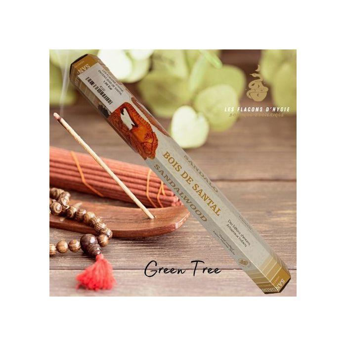 Bougeoir - Photophore - Bougie - Senteur > Encens - Encens Green Tree Bois De Santal - - Green Tree