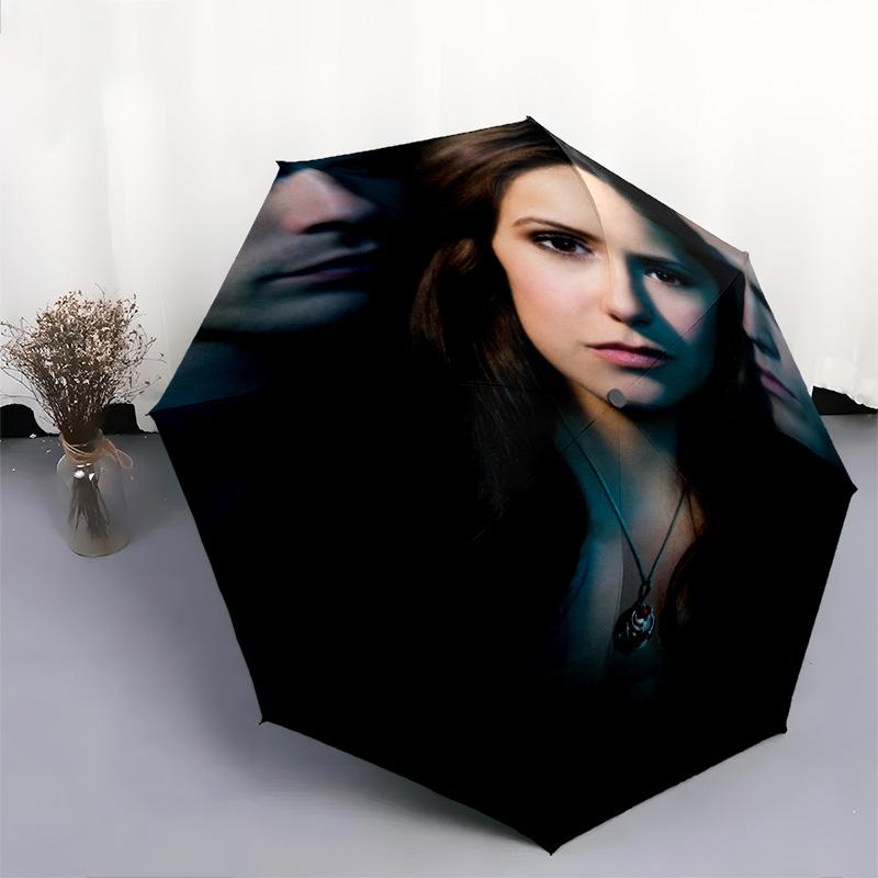 Twilight Saga Romance Automatic Umbrella - Suitable Travel Outdoor Portable Umbrella Birthday Gift Daily Essentials