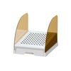 Anti Tracking Cat Litter Ramp with Drawer Adjustable Height Cat Litter Catcher  for Cat House