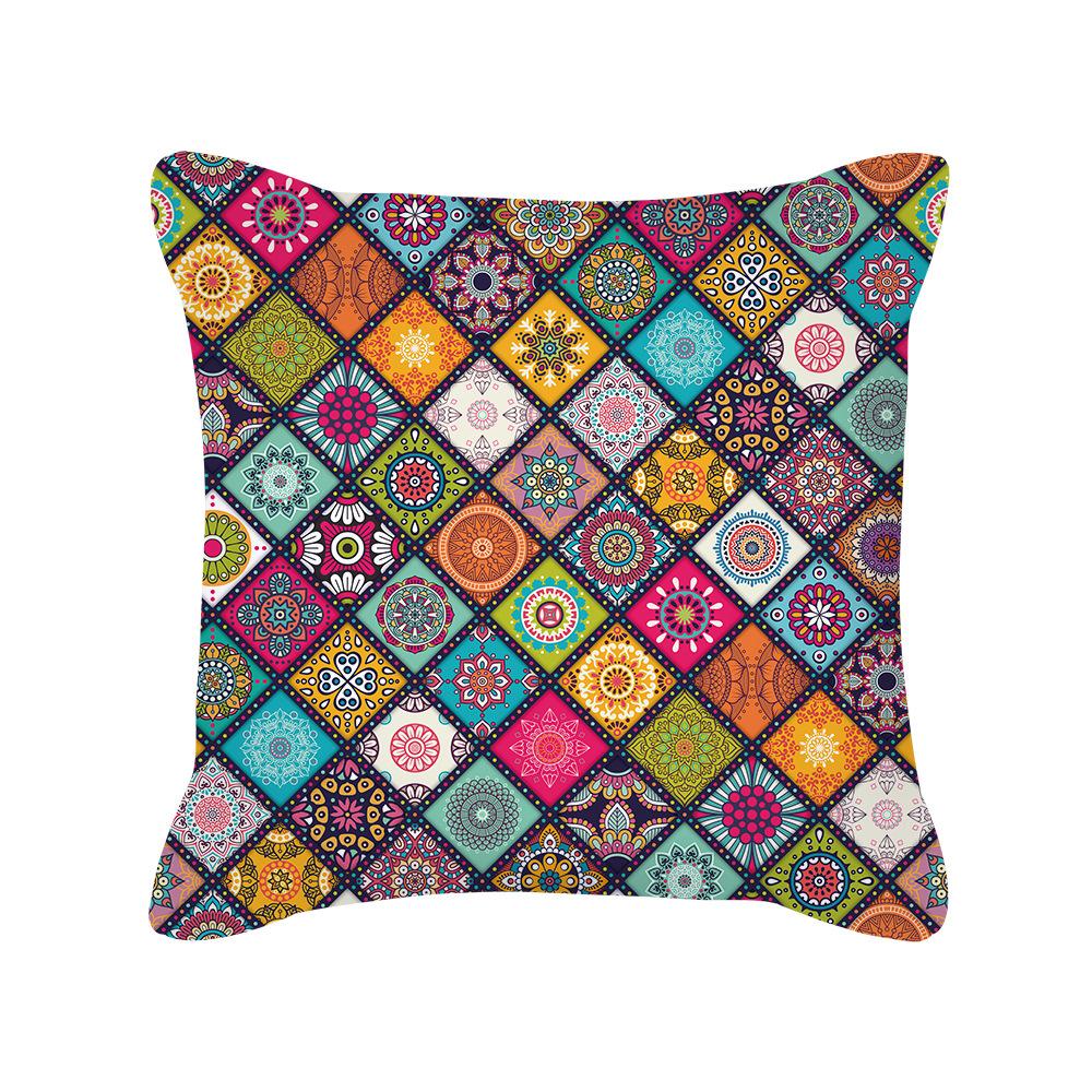 New Product Pillow Ins Nordic Style Geometric Pattern Plush Pillow Cover Sofa Cushion Cover